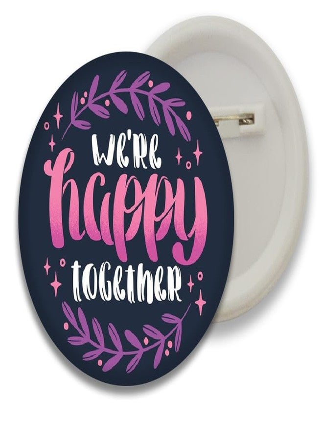 D2C® Plastic Motivational Quotes Round Pin Button Badge - Perfect for Boys, Girls, Men & Women Trendy Batches for Bags, Backpacks Ideal Birthday Gift, Party Favor Size 58mm Multicolor Pack of 5 D11 - Image 3